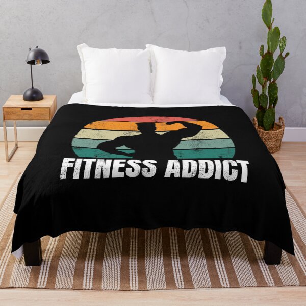 Item preview, Retro Sunset Men Gym Fitness Addict Bodybuilder Workout designed and sold by YoungESC.