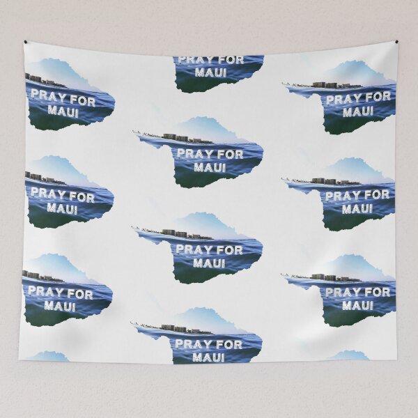 Item preview, Embracing Mauis Strength: Island Map Shaped by Prayers and Panorama designed and sold by EmeraldeaArt.