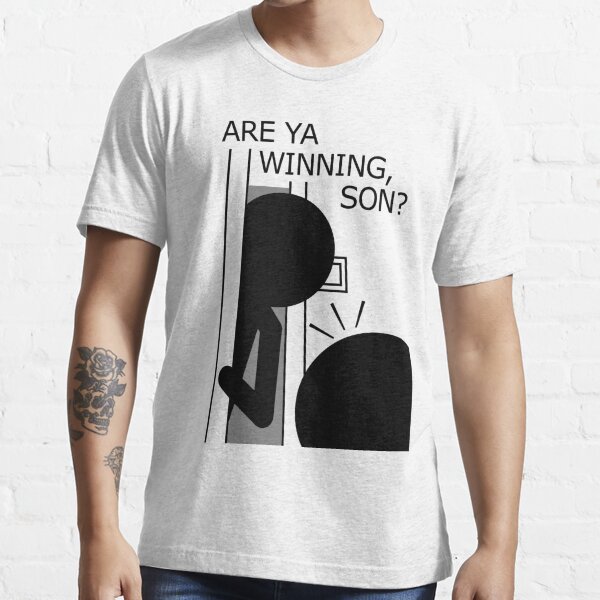  Are Ya Winning Son - Funny Stickman Dad Dank Meme Long Sleeve  T-Shirt : Clothing, Shoes & Jewelry