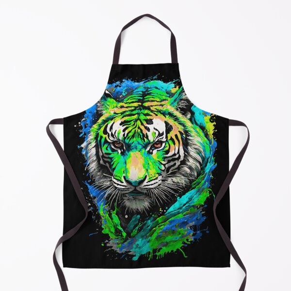 Artikelvorschau, Tiger-Farbspritzer entworfen und verkauft von MindWave THC.
