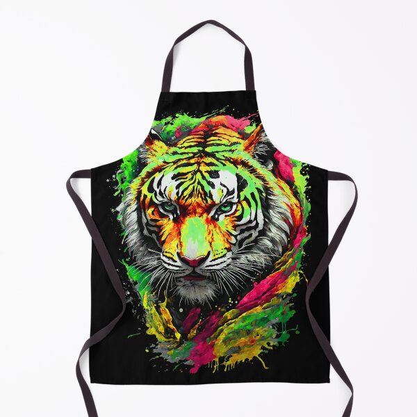 Artikelvorschau, Tiger-Farbspritzer entworfen und verkauft von MindWave THC.