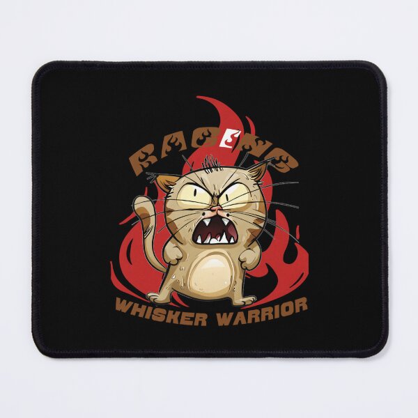 Item preview, Raging Whisker Warrior designed and sold by DuckworthSixta.