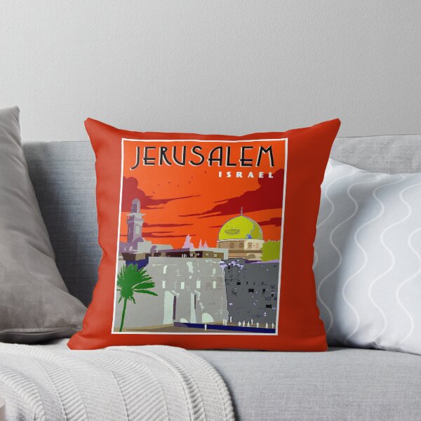 Item preview, JERUSALEM ISRAEL : Vintage Western Wall Travel Advertising Print designed and sold by posterbobs.