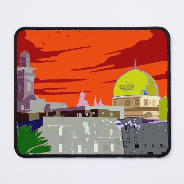 Item preview, JERUSALEM ISRAEL : Vintage Western Wall Travel Advertising Print designed and sold by posterbobs.