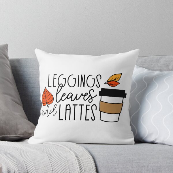 Artikelvorschau, Leggings, Blätter und Latte entworfen und verkauft von DesignCosmos.