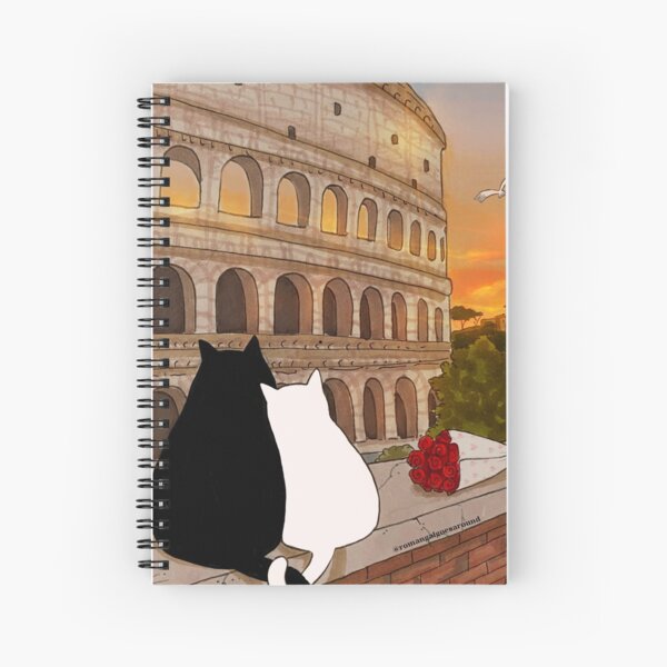 Aperçu de l'œuvre Journal d'un chat à Rome - Coucher de soleil romantique au Colisée créée et vendue par Stanis the Cat.