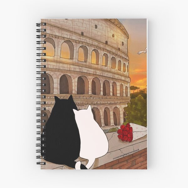 Item preview, Journal of a Cat in Rome - Romantic Sunset at the Colosseum designed and sold by Stanis the Cat.