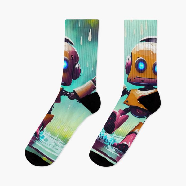 Item preview, Robot Dancing in the Rain designed and sold by MikeSpence.