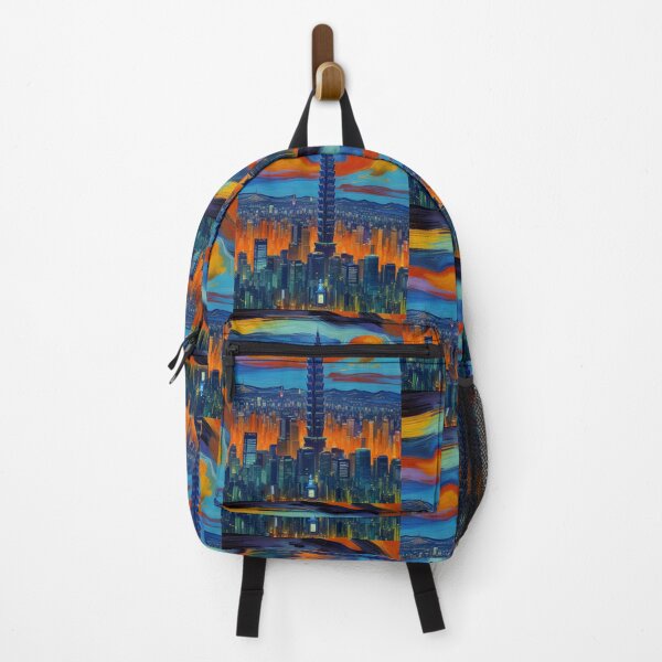 Item preview, Taipei 101 - Taipei - Taiwan - Formosa - Envisioned in the style of Vincent Van Gogh designed and sold by TheHappyK.