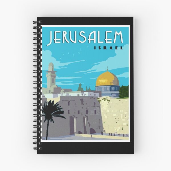 Item preview,  JERUSALEM ISRAEL : Vintage Western Wall Travel Advertising Print designed and sold by posterbobs.