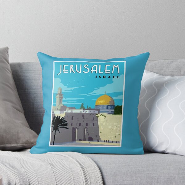 Item preview,  JERUSALEM ISRAEL : Vintage Western Wall Travel Advertising Print designed and sold by posterbobs.