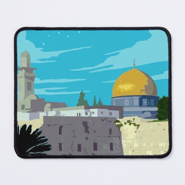 Item preview,  JERUSALEM ISRAEL : Vintage Western Wall Travel Advertising Print designed and sold by posterbobs.