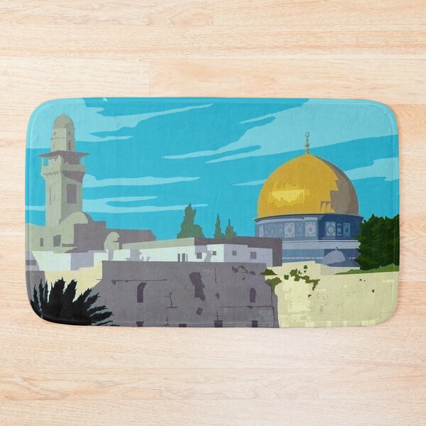 Item preview,  JERUSALEM ISRAEL : Vintage Western Wall Travel Advertising Print designed and sold by posterbobs.