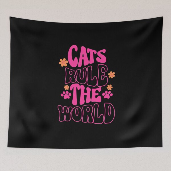Item preview, Cats Rule The World designed and sold by PetSafari.