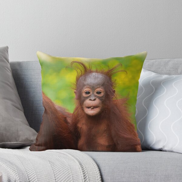 Item preview, Quirky Charm of an Orangutan Baby designed and sold by rawshutterbug.