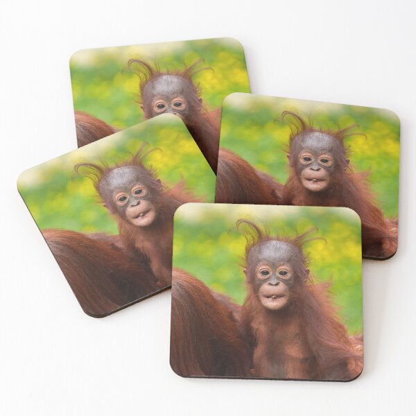 Item preview, Quirky Charm of an Orangutan Baby designed and sold by rawshutterbug.