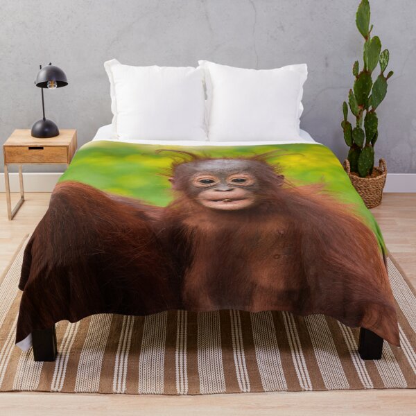Item preview, Quirky Charm of an Orangutan Baby designed and sold by rawshutterbug.