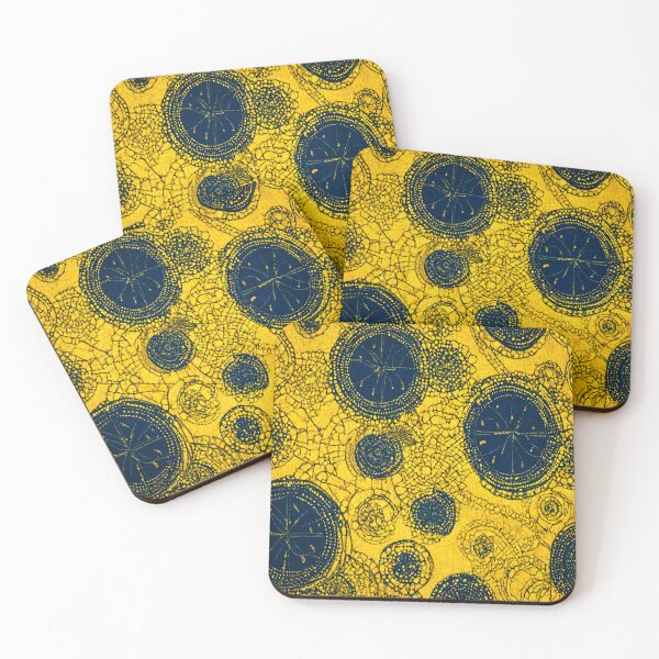 Item preview, Abstract Pattern design in mixed color of yellow, black and dark blue designed and sold by Md Rashid  Hasan.