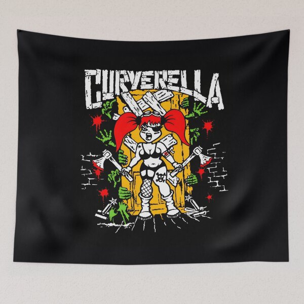 Item preview, Curverella the zombie killer 	 		 designed and sold by hymzwskbhe6.