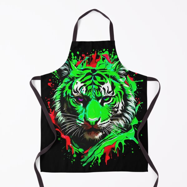 Artikelvorschau, Tiger bunter Farbspritzer entworfen und verkauft von MindWave THC.