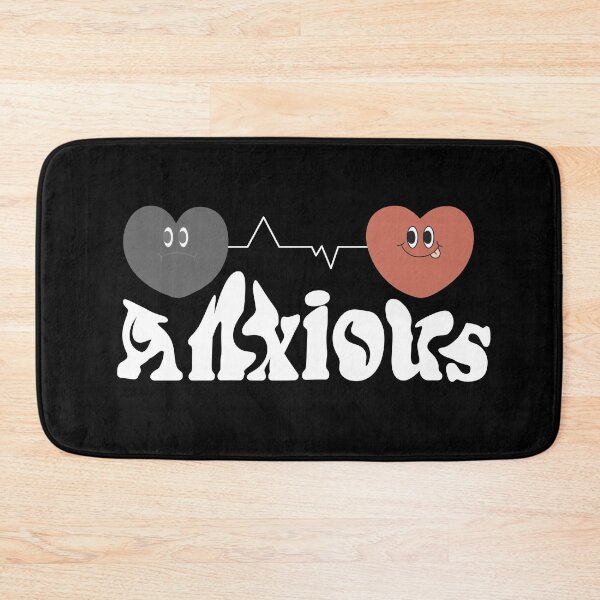 Item preview, anxious heart pulse - social anxiety Depression Mental Health Awareness  designed and sold by TNwandesignart.