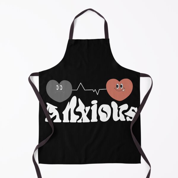 Item preview, anxious heart pulse - social anxiety Depression Mental Health Awareness  designed and sold by TNwandesignart.