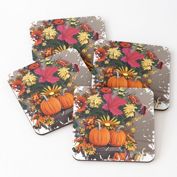 Item preview, Pumpkins and Flowers designed and sold by Sunflwrconcepts and Designs.