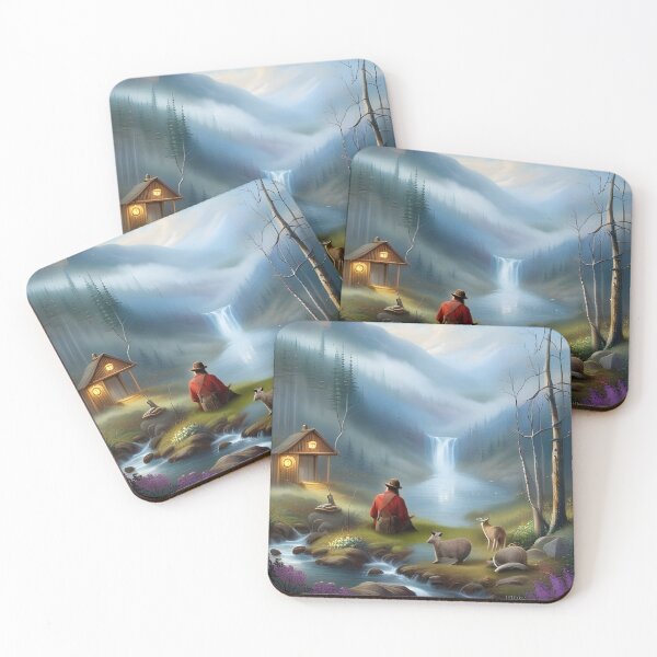 Item preview, A Quiet Day at Tom's Pond designed and sold by IrishBarbarian.