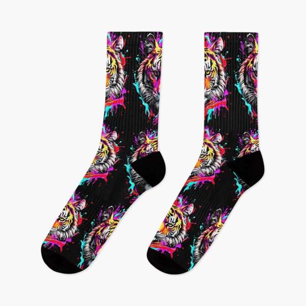 Item preview, Tiger Colorful Paint Splash designed and sold by MindWave THC.