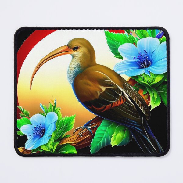Item preview, Brown sicklebill bird designed and sold by NEUMANN ArtWear Boutique.