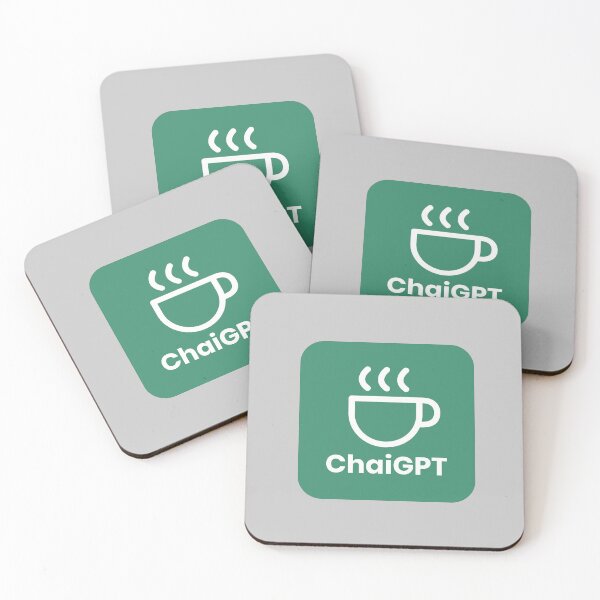 Item preview, ChaiGPT - Chai Tea - ChatGPT Style (White-Green) designed and sold by SallySunday.