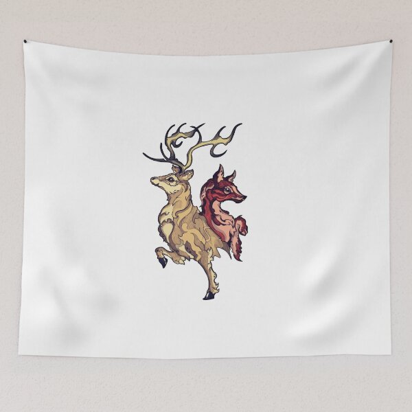 Item preview, The Deer Fox designed and sold by Artemka228K.