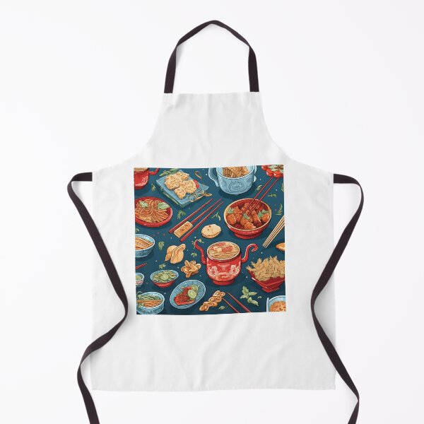 Item preview, Chinese food pattern designed and sold by SmileshareShop.