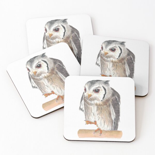 Item preview, Northern White-faced Owl designed and sold by morizukan.
