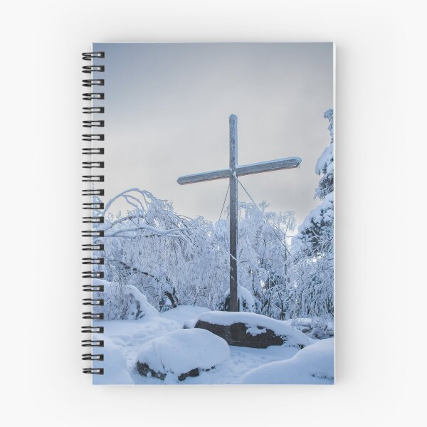 Item preview, Cruz de la cumbre de Mandlstein, invierno en Waldviertel, Austria designed and sold by WeightPulling.