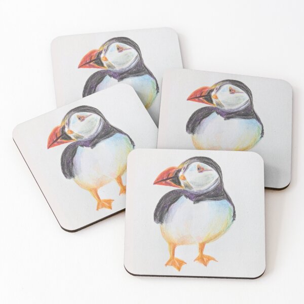 Item preview, Puffin - drawing with color pencils designed and sold by acdlart.