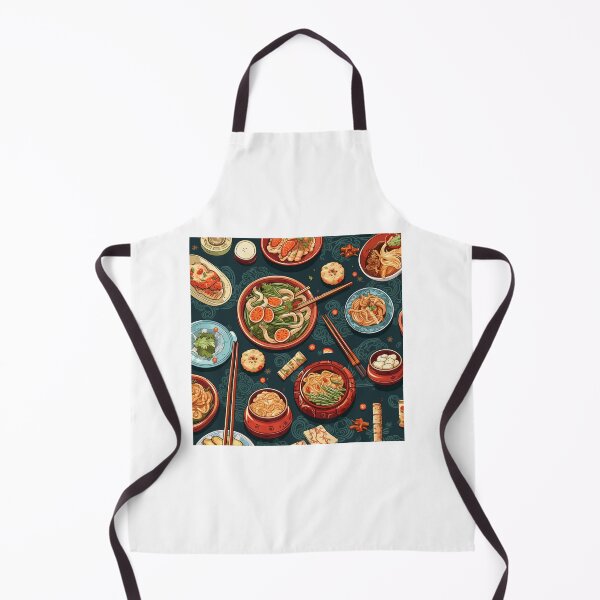 Item preview, Chinese cuisine food lover pattern designed and sold by SmileshareShop.