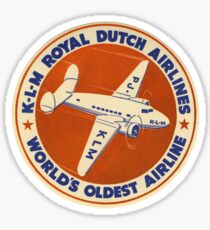 KLM - Royal Dutch Airlines Sticker
