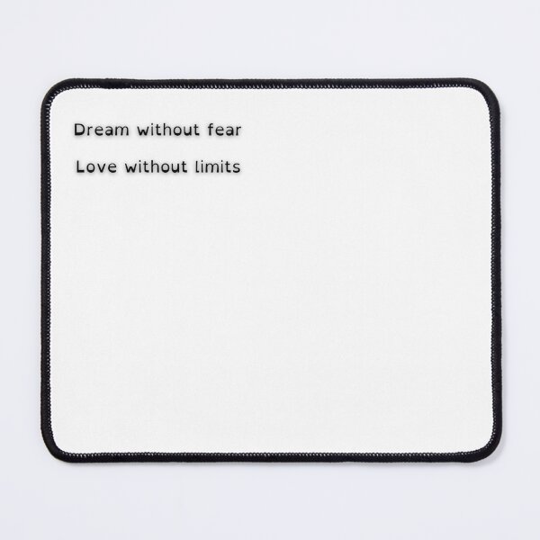 Item preview, Dream without fear Love without limits - Mug and other designed and sold by PandaPlanner.