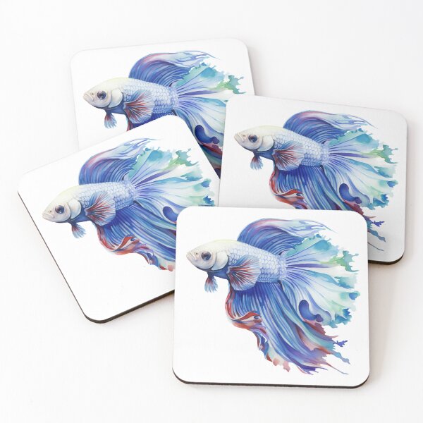 Item preview, Betta Splendens Watercolor Fish designed and sold by SchorlCraft.