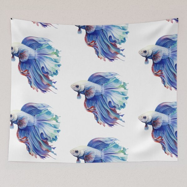 Item preview, Betta Splendens Watercolor Fish designed and sold by SchorlCraft.
