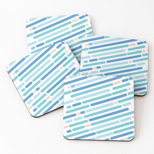 Item preview, Soft blue diagonal lines for a pretty pattern designed and sold by HelenDBVickers.