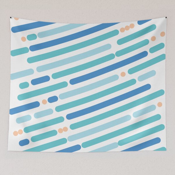 Item preview, Soft blue diagonal lines for a pretty pattern designed and sold by HelenDBVickers.