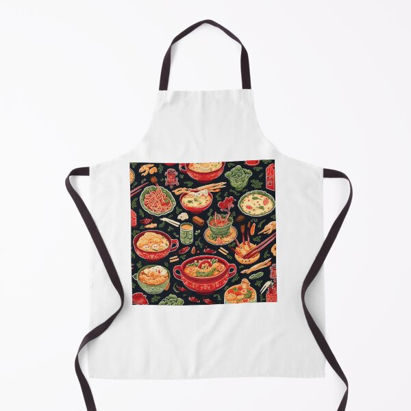 Item preview, Chinese tasty food lover pattern designed and sold by SmileshareShop.