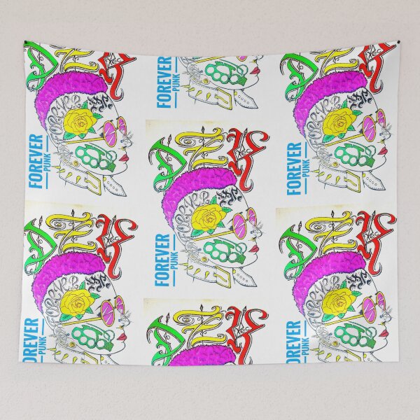 Item preview, Color Punk Woman Design designed and sold by Lucky Day Shop 777.