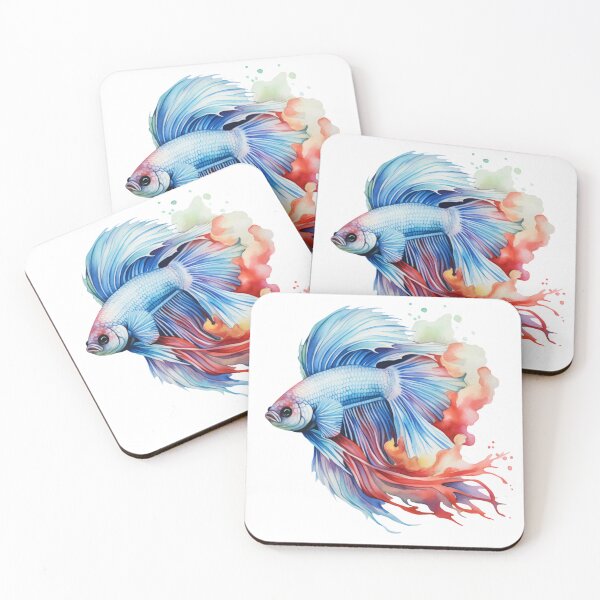 Item preview, Betta Splendens Watercolor Fish designed and sold by SchorlCraft.