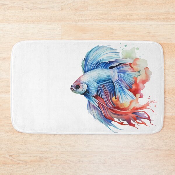 Item preview, Betta Splendens Watercolor Fish designed and sold by SchorlCraft.