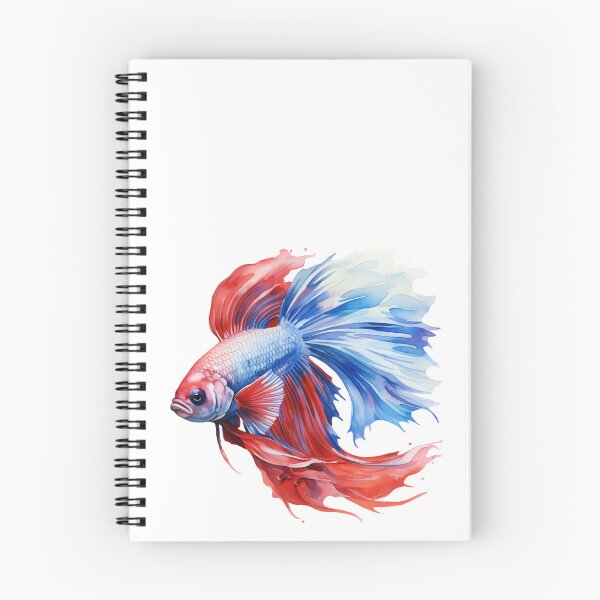 Item preview, Betta Splendens Acuarela Pez designed and sold by SchorlCraft.