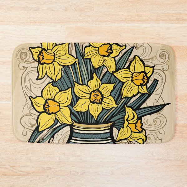 Item preview, Vase of Daffodils Artwork designed and sold by ancient-times.