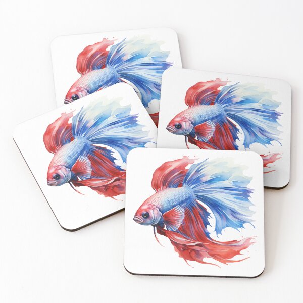 Item preview, Betta Splendens Watercolor Fish designed and sold by SchorlCraft.